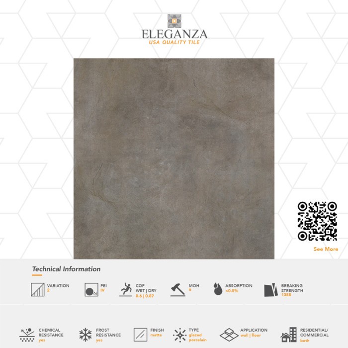 Granite Eleganza Granit Avenue Grigio 2 MAV60103 60x60 KW1