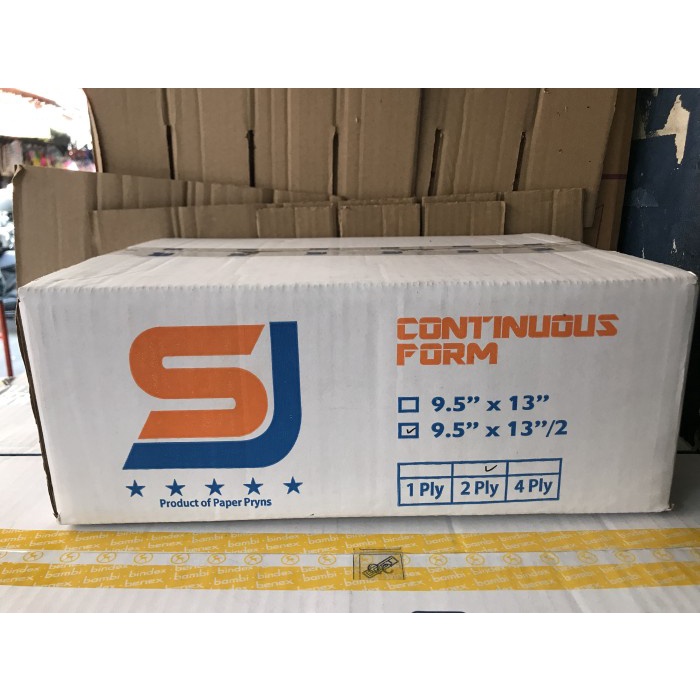 

Produk Terbaru Kertas Continuous Form Sj 9.5 X 13/2 2 Ply Cod