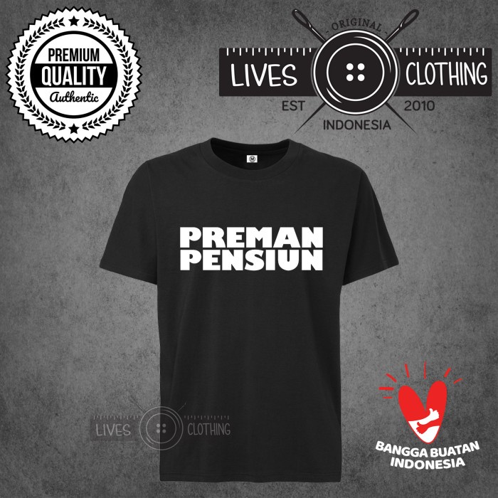 KAOS PREMAN PENSIUN FILM PREMIUM ORIGINAL COMBED 30S