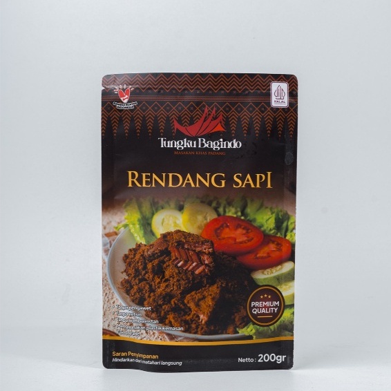 

Rendang Sapi Instan - Makanan Siap Saji - Makanan Instan - Tungku Bagindo