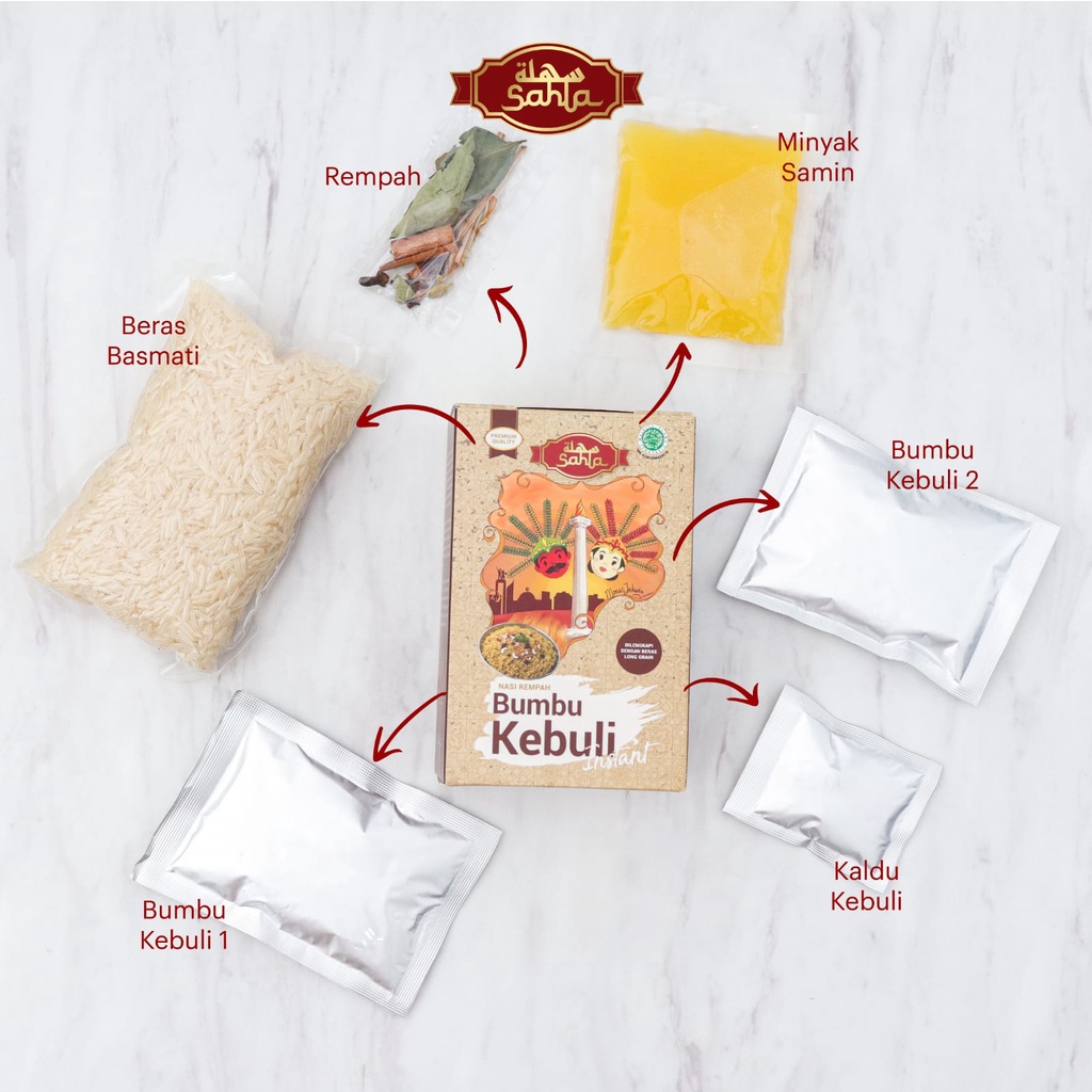 

Nasi Kebuli Instan Nasi Rempah Sahla 500gr