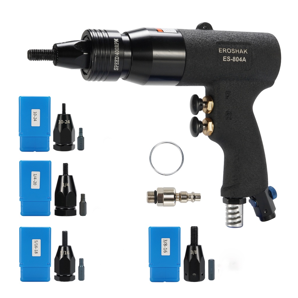M3 M4 M5 M6 M8 M10 M12 Pneumatic Rivet Gun Kit Blind Automatic Riveting nut tool Air tools Rivnut Pn