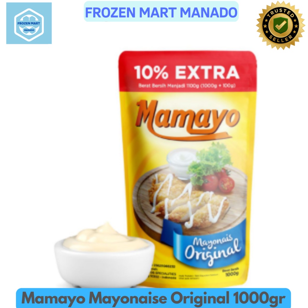 

Mamayo Mayonaise Original 1000gr - Frozen Mart Manado (Frozen Food Manado)