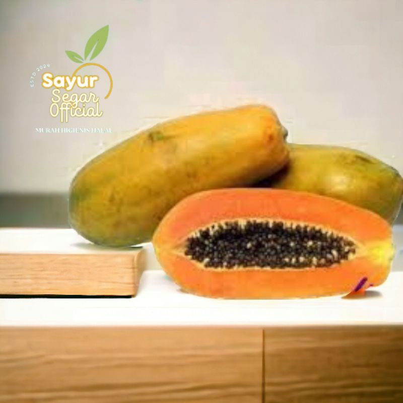 

Buah Pepaya California Segar ( 1.3kg - 1.5kg )
