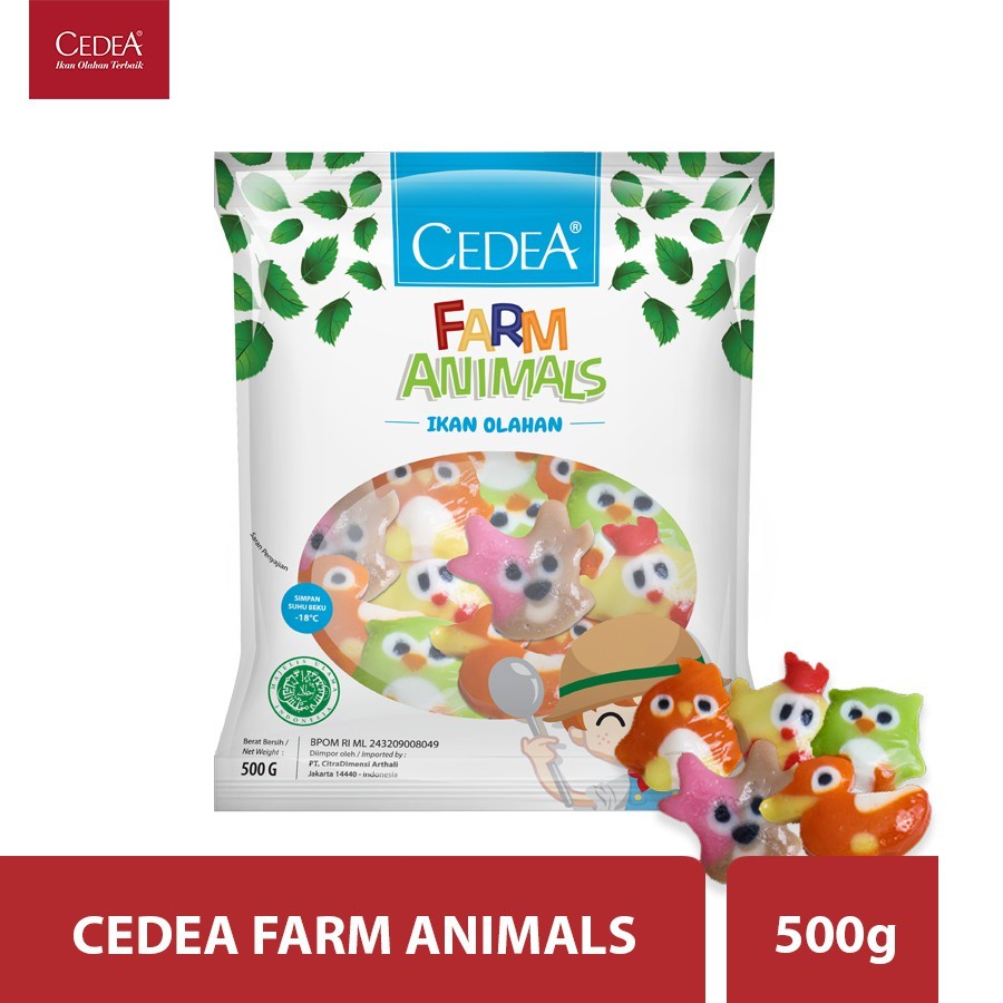 

CEDEA Farm Animal 500 Gram - MAKANAN OLAHAN BENTUK KARAKTER HEWAN