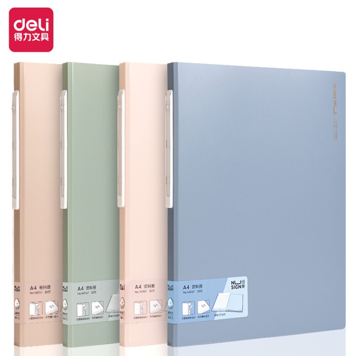 

[tmr] - Nusign Display Book File Map Clear Holder A4 30 40 60 Slot NS16X