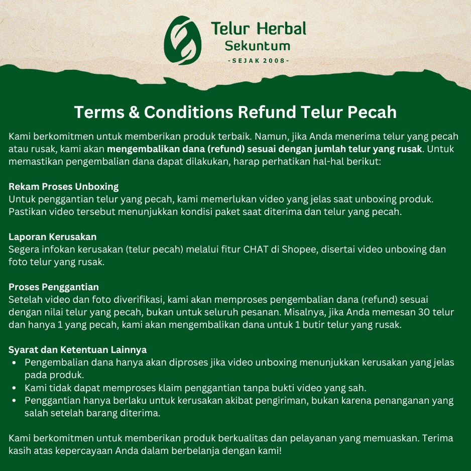 Telur Ayam Omega 3 Bebas Antibiotik Herbal Sekuntum Curah