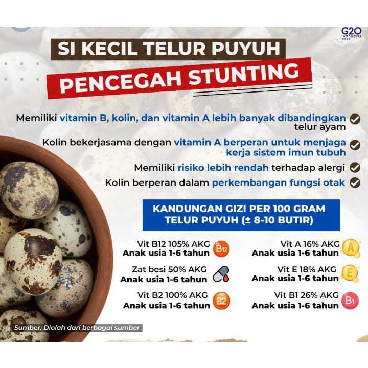 

TELUR PUYUH CURAH PER KILOGRAM