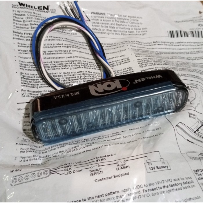 Whelen Ion Blue Termurah