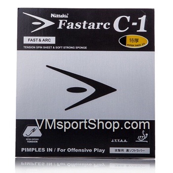 Nittaku Fastarc C-1 - Karet Rubber Bet Bat Pingpong Tenis Meja C1
