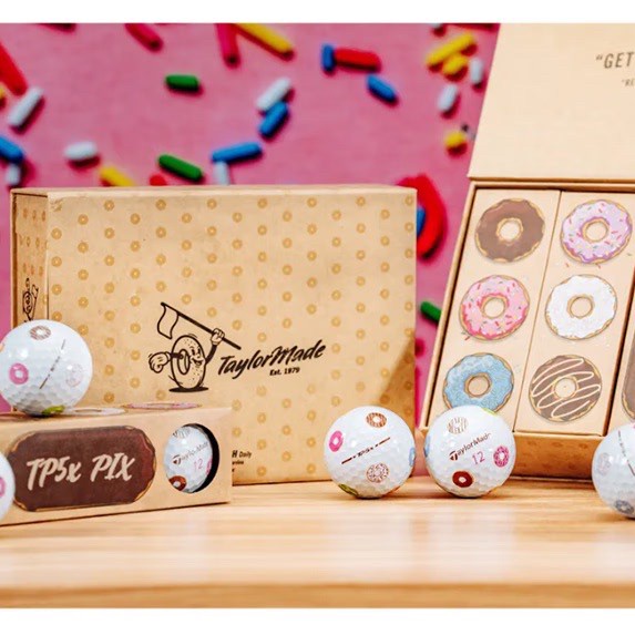 Taylormade Nelly's Donut TP5x Pix golf ball