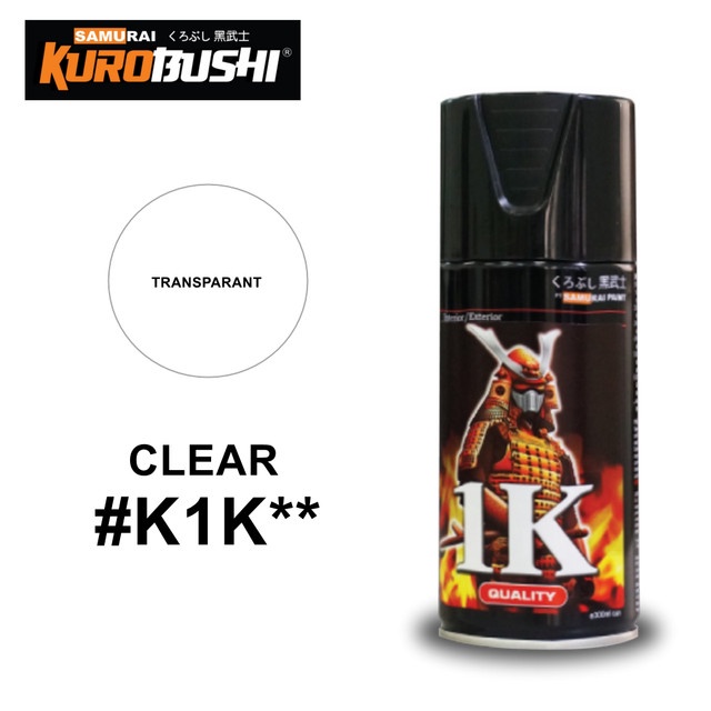 Pilox Samurai K1K** Clear 300Ml Bening Samurai K1K Cat Semprot Samurai