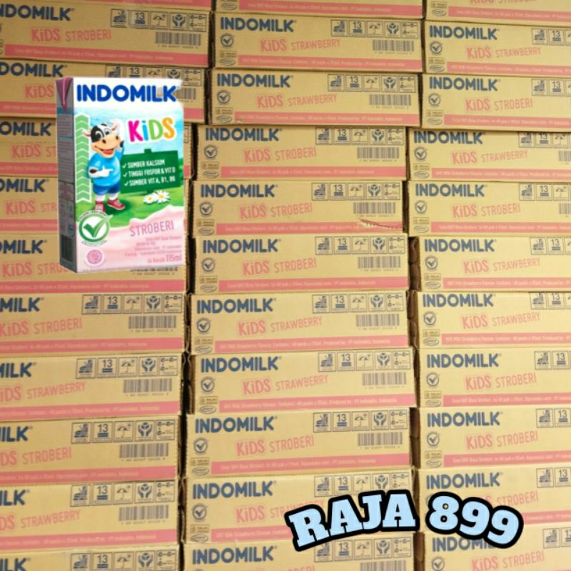 

INDOMILK KIDS SUSU UHT DUS KARTON ISI 40 PCS X 115ML