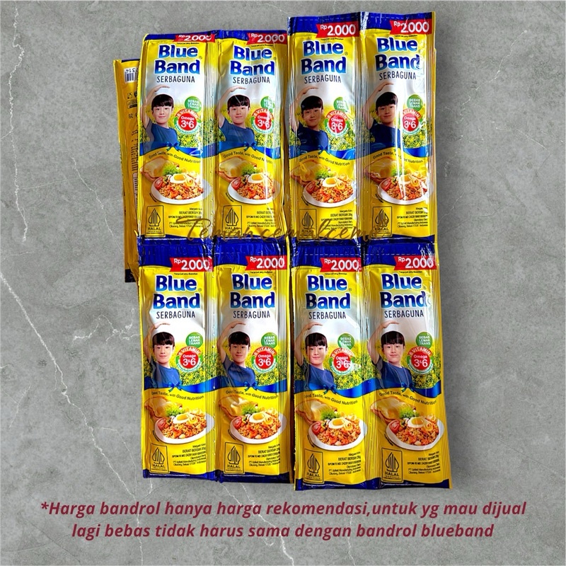 

Blue Band renceng serbaguna (sachet 20gr) ISI 12Sachet