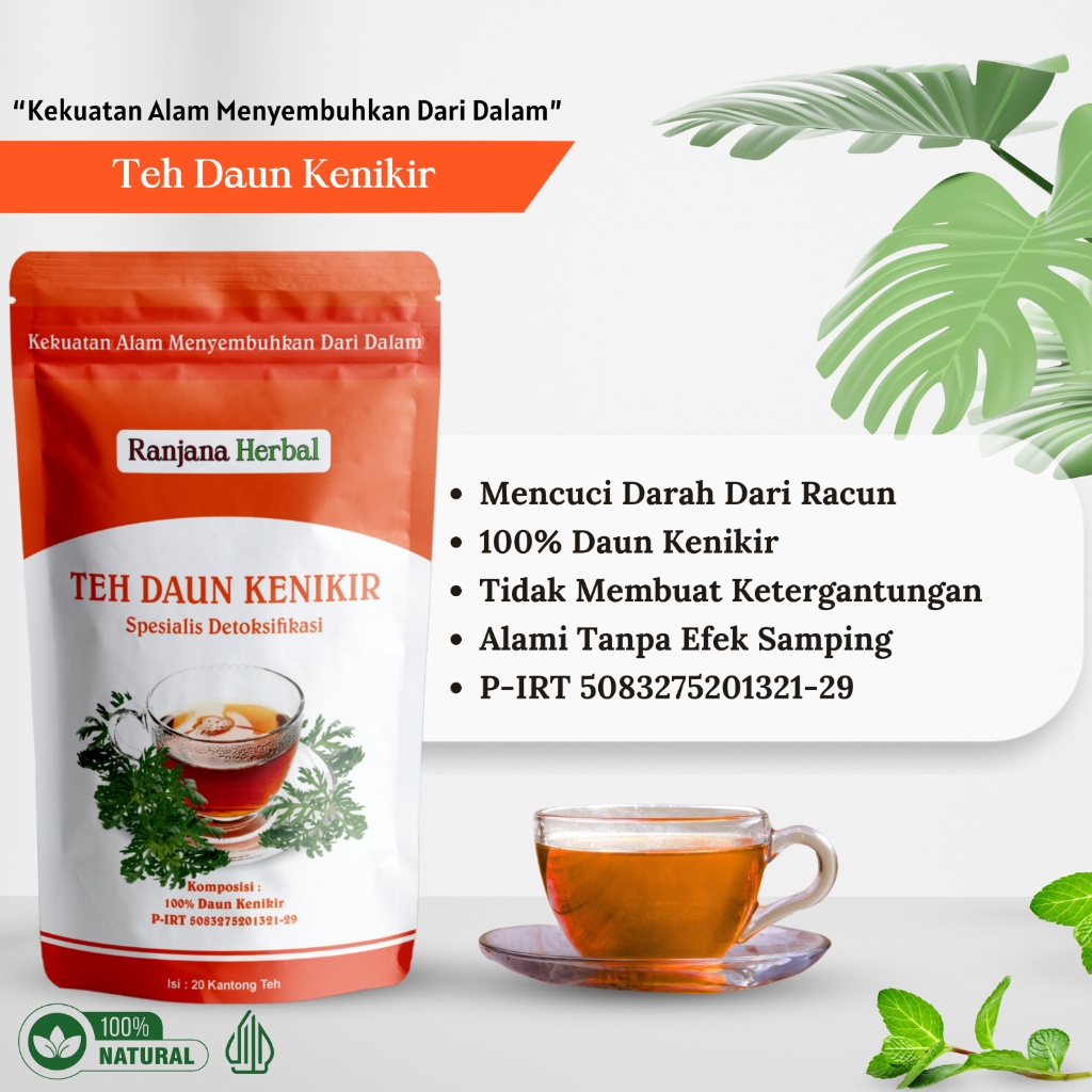 

Teh Celup Herbal Daun Kenikir Obat Detoksifikasi Cuci Darah Hipertensi Kesemutan Jantung Insomnia
