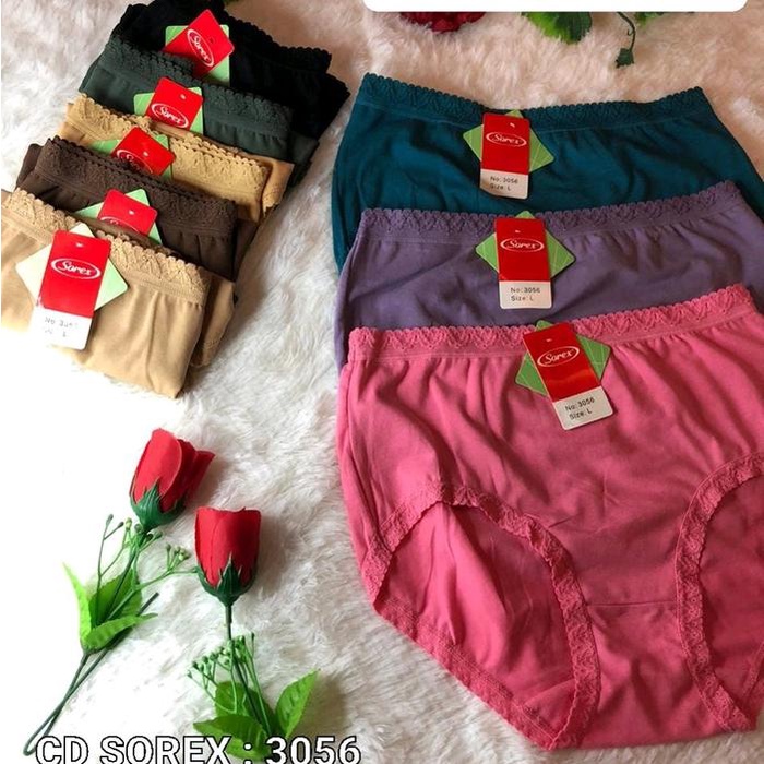 ready stok cd sorex wanita maxi katun strech lembut renda original