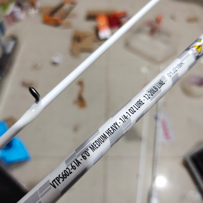 JORAN ABU GARCIA VERITAS 602 SPINNING PLX PUTIH SUSU 2022 17 ATAU 20LB
