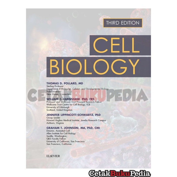 Engbook Cell Biology 3E By Thomas D Pollard Md William C Earnshaw Je Softcover