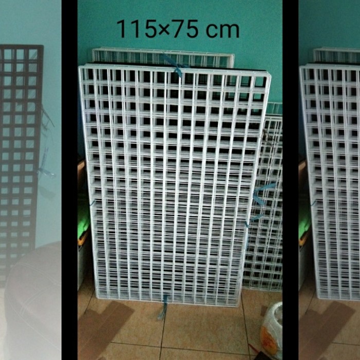 Ram kawat tebal 11575 cm, Rak display pajangan dinding tebal 5/3 mm