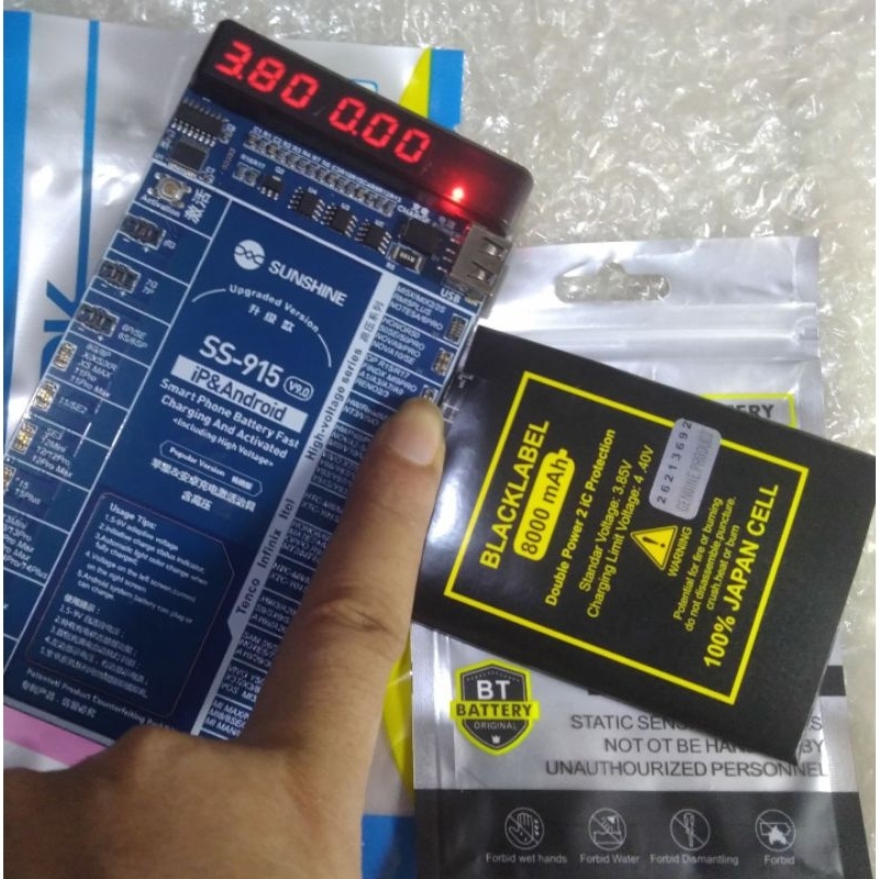 Oppo Blp817 Blp-817 Battery Batre Baterai Oppo A15 A15S A12 Double Power 8000Mah 2 Ic