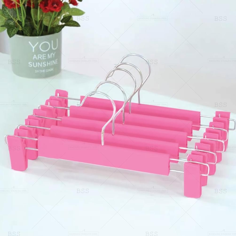 SALE GANTUNGAN PAKAIAN 10PCS BAJU CELANA SELIMUT BH BRA LINGERIE HANDUK KAIN KAIT HANGER PLASTIK