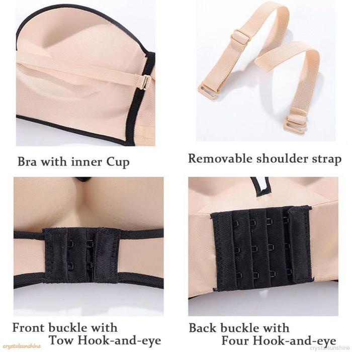 SALE PROMO WACAO - BRA BUSA TEBAL TANPA KAWAT PUSH UP BRA 3 PENGAIT CUP A UKURAN 32-36 NYAMAN BH A2