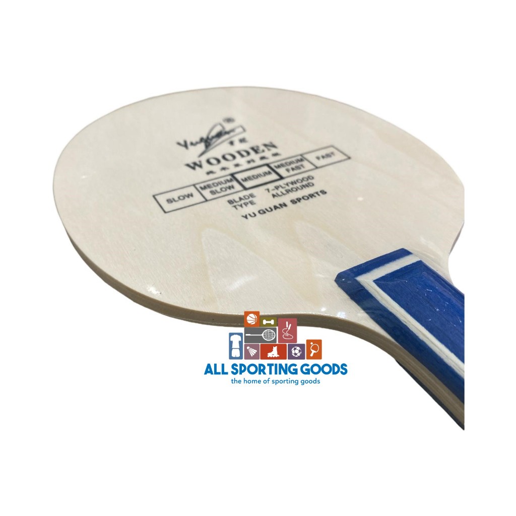 Kayu Tenis Meja Pingpong Yuguan 1011 Wooden 7 Plywood Allround Medium
