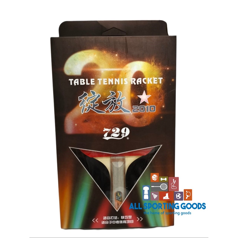 Bat Pingpong Tenis Meja 729 2010 Wooden Control