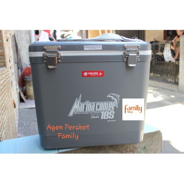HOT SALE Marina 18s Cooler box 16Liter Lion Star Tempat Daging Ikan Piknik