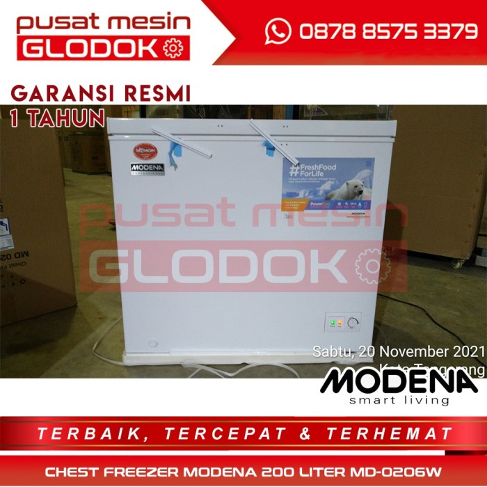 BISA TERMIN CHEST FREEZER MODENA MD-0206W