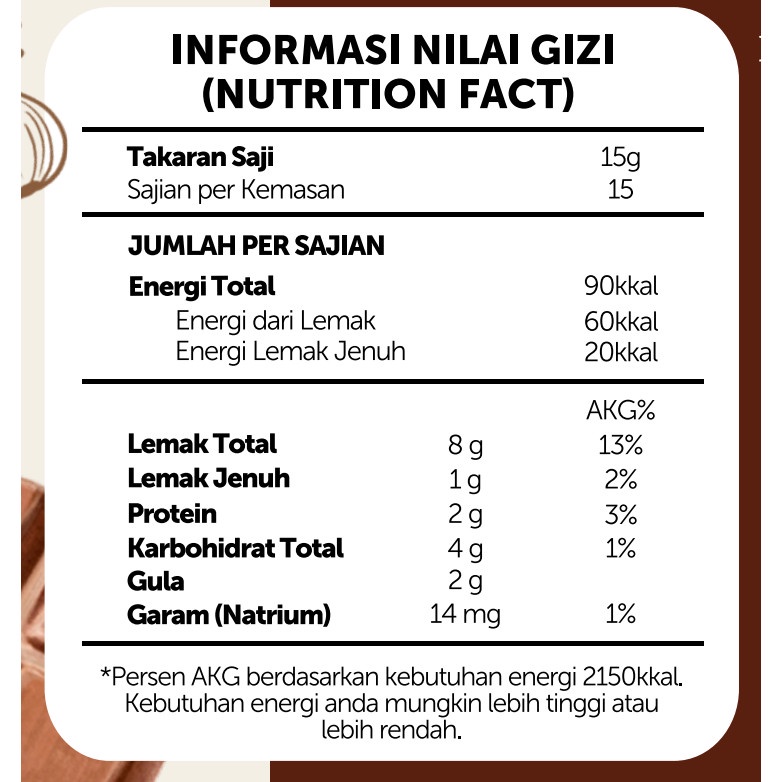 

Nourish Belgian Chocolate Hazelnut Almond Butter - 225 gr