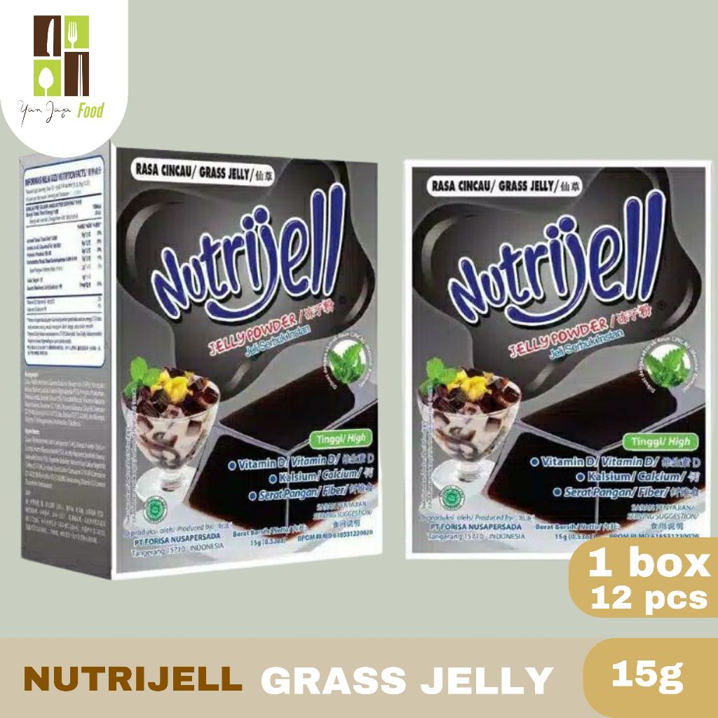 

Nutrijel/Agar-Agar/Puding Kemasan Regular 15/30 g 1BOX/12PCS [BESAR]
