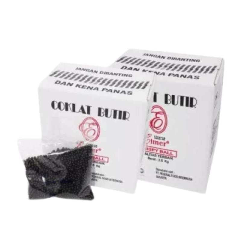 

Elmer Crispy Ball Dark Chocolate 2,5kg ( Kemasan DUS )