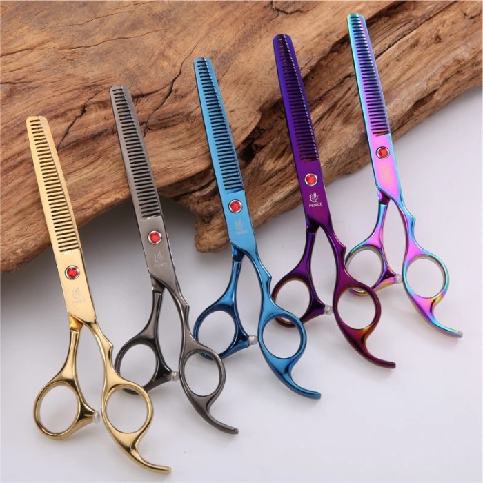 Fenice New design professional 9cr pet dog grooming scissor 6.5inch