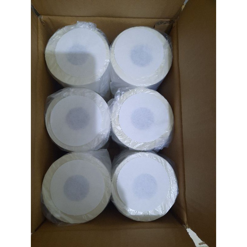 

Label thermal olshop 12 roll 100 x 150 Thermal Label Direct 250pcs / Roll ukuran A6 core 1 inch