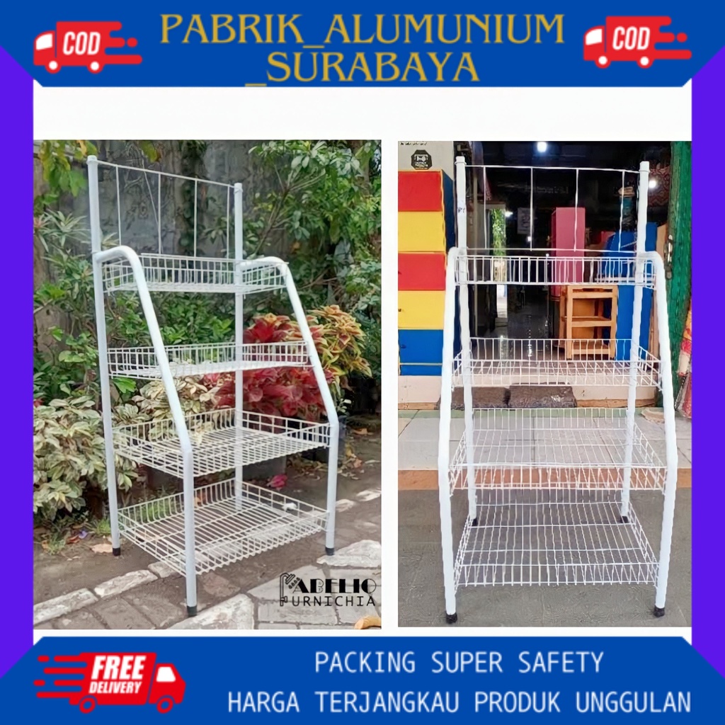DISKON RAK ROTI/RAK SARI ROTI/RAK SERBAGUNA/RAK MINIMARKET/RAK TOKO