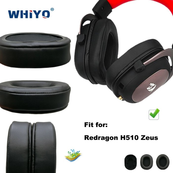 Replacement Ear Pads for Redragon H510 H 510 H-510 Zeus Headset Parts
