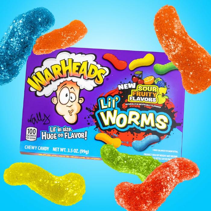 

SALE !!! WARHEADS LIL WORMS CANDY - PERMEN WARHEADS IMPOR USA READYY