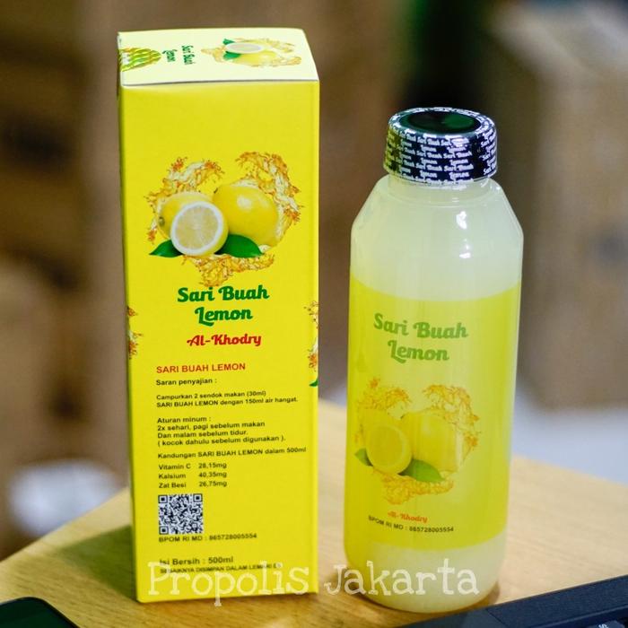 

[ Paket 2 Botol ] Sari Buah Lemon Detoks Organik 500 Ml Promo