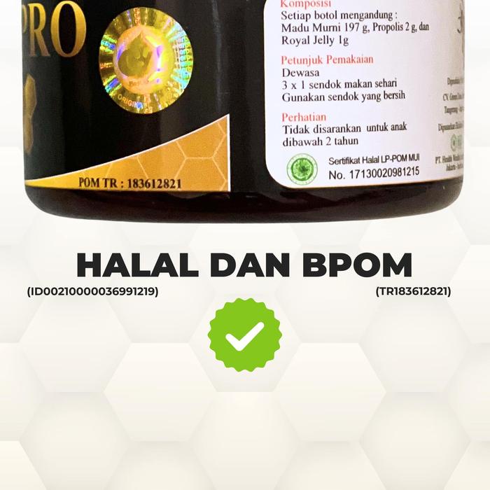 

Mr Pro - Madu Multiflora Premium Dengan Royal Jelly & Madu Propolis Untuk Tubuh Kuat & Sehat New