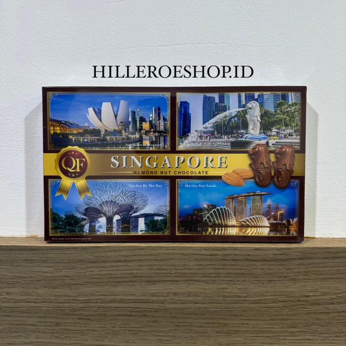 SALE  COKLAT QF CHOCO SINGAPORE BOX 125GRAM HALAL IMPORT COKELAT ALMOND READYY