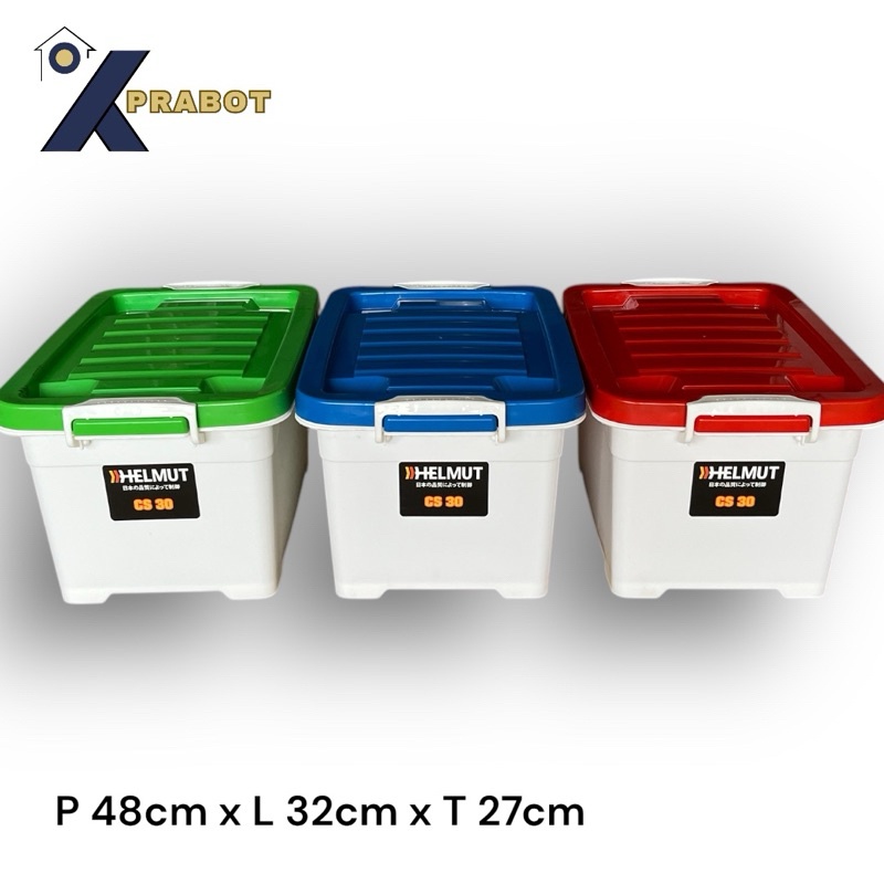 BEST SELLER CONTAINER 42L PUTIH - KPRABOT / BOX RODA / KOTAK PENYIMPANAN BESAR / CONTAINER BOX /