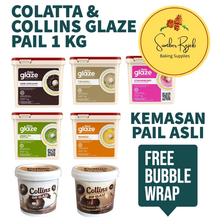 

Ready" Colatta Glaze Donat All Variant 1 Kg Pail
