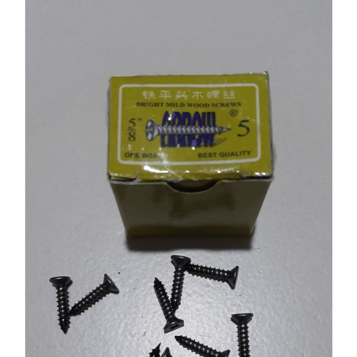 100pcs Skrup Kayu 5/8" x 5 ARROW Kepala Plus - Paku Skrup + 5/8 5/8"x5