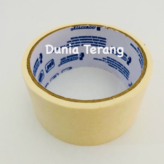 

Isolasi Kertas 48 mm GOLDTAPE Masking Tape 2in GOLD TAPE Lakban Kertas