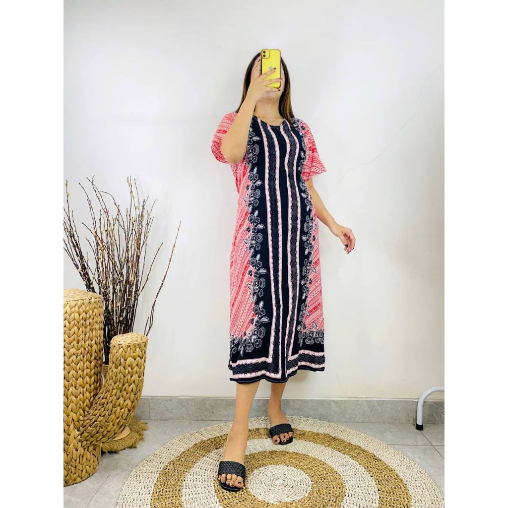 New Batik Benang Raja Daster Klok Nadia Ready