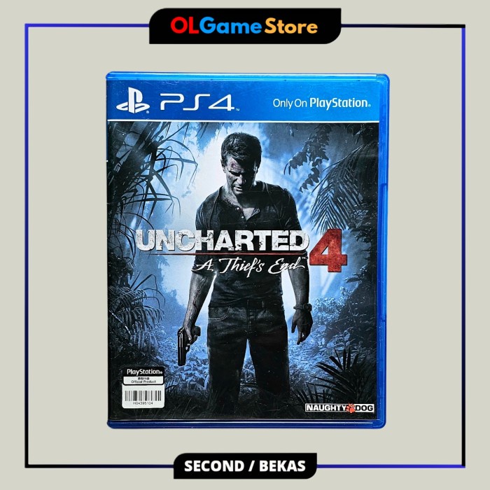 KASET BD GAME UNCHARTED 4 PS4