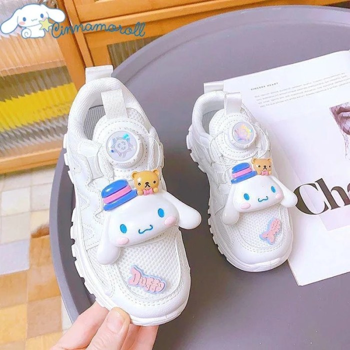 New Kawaii Sanr Kids Sports Shoes Cinnamoroll Cartoon Summer
