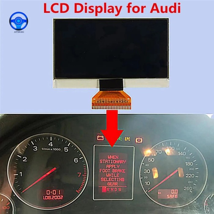 2023 Newest Special LCD Display for Audi-A4-B6-B7 Instrument Cluster