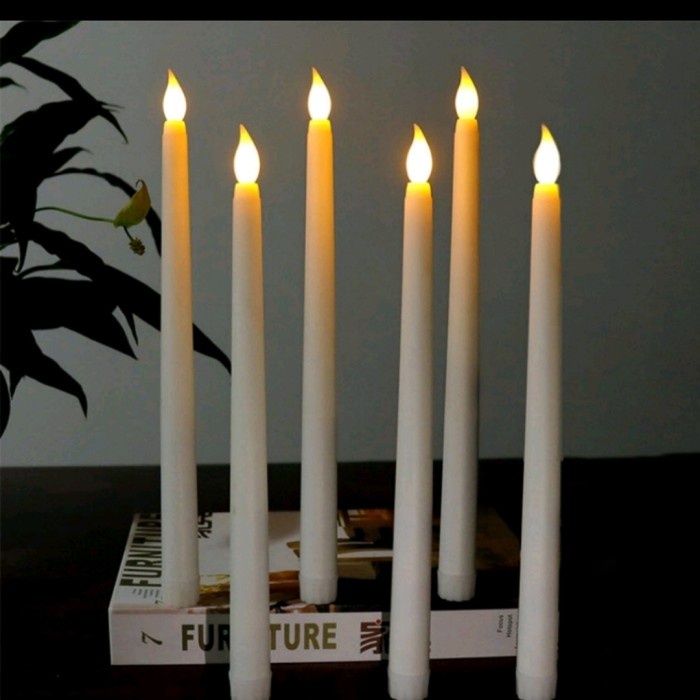 (JTTOP) LILIN LED /LILIN BATERAI PANJANG / LAMPU ELEKTRIK LILIN